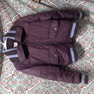 Vintage Burgundy Puffer Jacket, No Size Tags (S-M?)